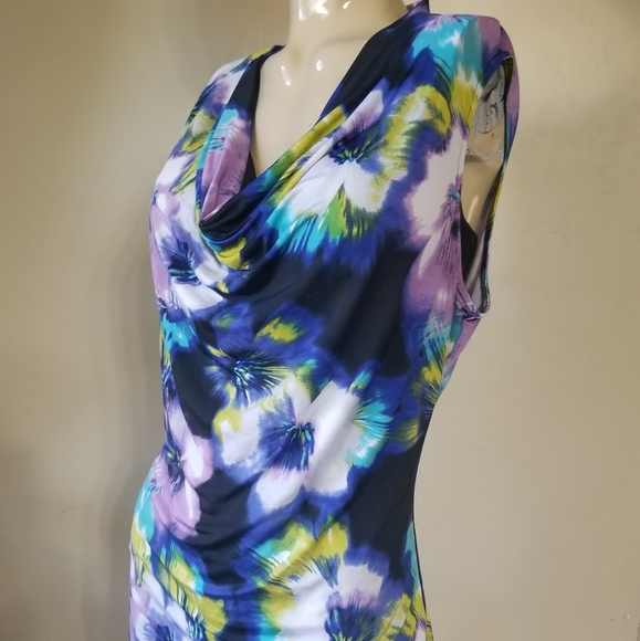 WORTHINGTON SLEEVELESS WOMAN BLOUSE BRIGHT COLORS. - Picture 3 of 6